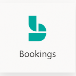 Microsoft Bookings logo.