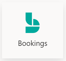 Microsoft Bookings logo.